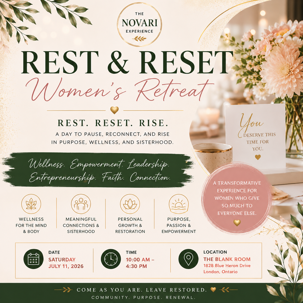 Rest & Reset Women's Retreat